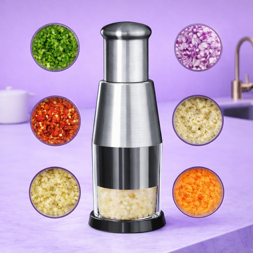 Manual Garlic & Vegetable Chopper Press